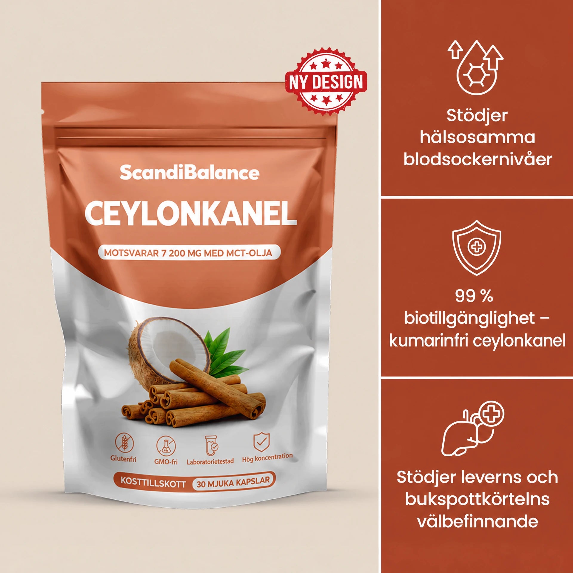 ScandiBalance ceylonkanel med MCT-olja