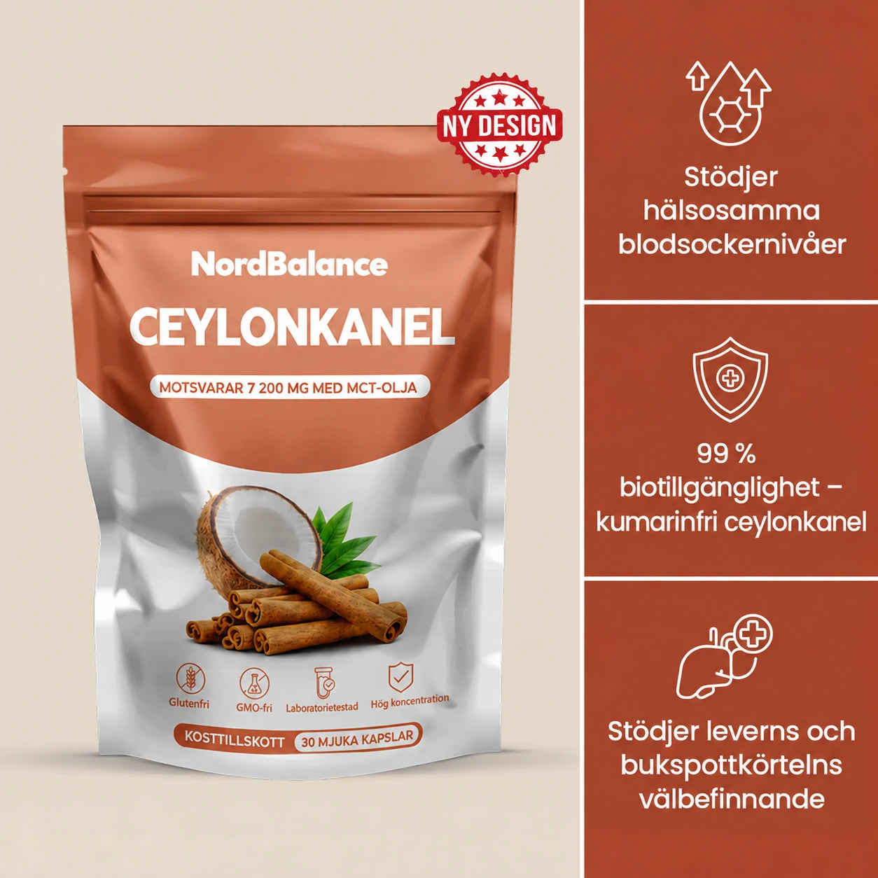 ScandiBalance ceylonkanel med MCT-olja